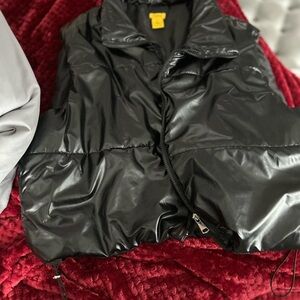 Black Puffer vest